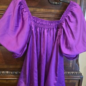 Entro Vibrant Purple Blouse